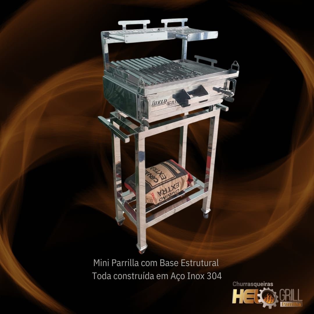 Mini Parrilla com Base Estrutural